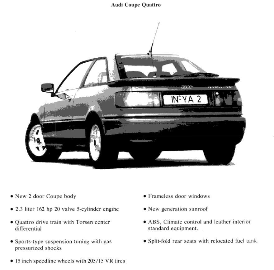 Audi 80-90 B3 (1986-1991) - Audi Coupe Quattro with 20 Valve Engine.png