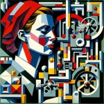 woman in the style of Constructivism.jpg