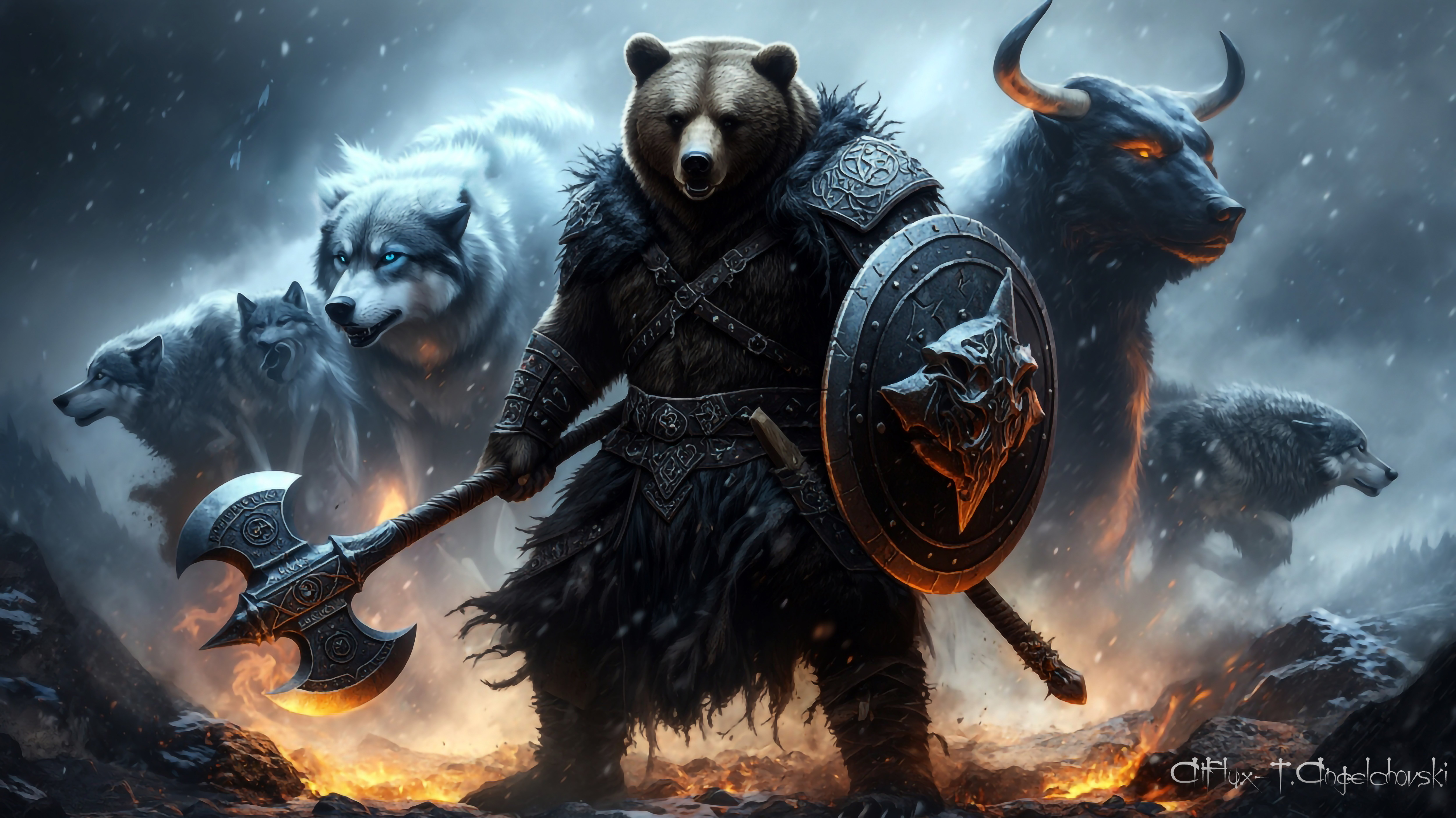 Alliance of Wild Power The Beast Warrior